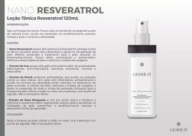 Loção tônica resveratrol 120ml Loção tônica resveratrol 120ml