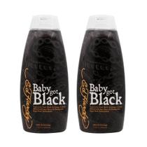 Loción autobronceadora Ed Hardy Baby Got Black 2x300 ml sin sol