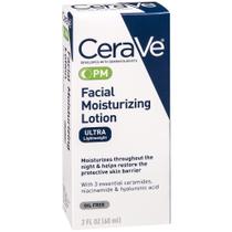 Loción Hidratante Facial CeraVe PM con FPS 30, 60 mL