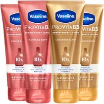 Loción Vaseline Pro VitaB3 Serum-Boost Brillo Luminoso 220 ml x4 Loción Vaseline Pro VitaB3 Serum-Boost Brillo Luminoso 220 ml x4