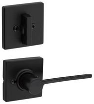 Lock Kwikset 966LRLSQTLH Alavanca esquerda preta fosca Lock Kwikset 966LRLSQTLH Alavanca esquerda preta fosca