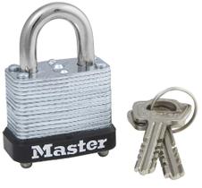 Lock Master Lock 105D em aço laminado com 2,9 cm de largura