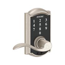 Lock Schlage Touch Camelot FE695 CAM 619 Acc Satin Níquel