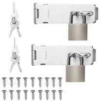 Locking Hasp Set Fechadura de cadeado de aço inoxidável para porta