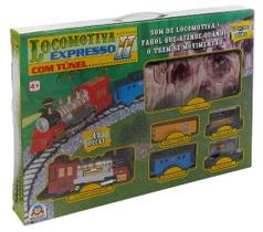 Locomotiva Expresso II com Túnel 8001 - Braskit