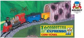Locomotiva Expresso Ii Com Tunel Ref. 800-1 Braskit Locomotiva Expresso Ii Com Tunel Ref. 800-1 Braskit