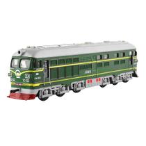 Locomotiva modelo Train Alloy Green com brinquedo infantil leve de 24,5 cm Locomotiva modelo Train Alloy Green com brinquedo infantil leve de 24,5 cm