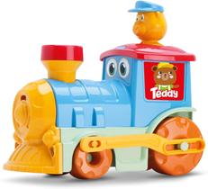 Locomotiva Teddy's Train Com Ursinho 0250 - Samba Toys Locomotiva Teddy's Train Com Ursinho 0250 - Samba Toys