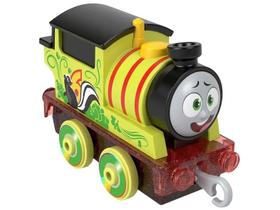 Locomotivas Metalizadas Thomas e Seus Amigos Colour Changers Percy Clássico Trens A Todo Vapor - Fisher Price - Mattel