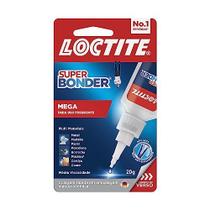 Loctite Super Bonder Mega, Adesivo instantâneo para reparos, Cola transparente para materiais diversos com acabamento profissional, 1x20g