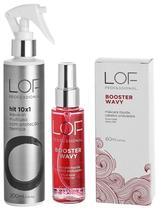 LOF Kit Máscara Booster Wavy + Hit 10x1 proteção térmica LOF Kit Máscara Booster Wavy + Hit 10x1 proteção térmica