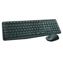 Logitech Combo Teclado+mouse MK235 Wireless Preto Pct /2