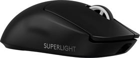Logitech - G PRO X SUPERLIGHT 2 LIGHTSPEED Mouse óptico sem fio leve para jogos com sensor HERO 32K DPI - Preto-910-006628 Logitech - G PRO X SUPERLIGHT 2 LIGHTSPEED Mouse óptico sem fio leve para jogos com sensor HERO 32K DPI - Preto-910-006628
