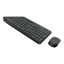 Logitech MK235 - Bezprzewodowy zestaw klawiatury i myszy, czarny Logitech MK235 - Bezprzewodowy zestaw klawiatury i myszy, czarny