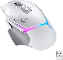 Logitech - Mouse para jogos sem fio G502 X PLUS LIGHTSPEED com sensor HERO 25K - Branco-910-006169 Logitech - Mouse para jogos sem fio G502 X PLUS LIGHTSPEED com sensor HERO 25K - Branco-910-006169