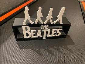 Logo-3d A decoração com a logo dos Beatles