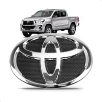 Logo grade hilux 2016 a 2023 cromado Logo grade hilux 2016 a 2023 cromado
