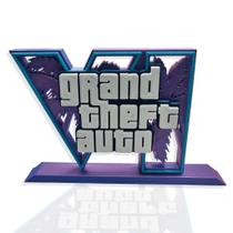 Logo GTA 6 Decorativo Pla Premium