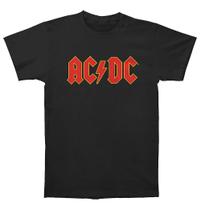 Logotipo ACDC Camiseta Preta
