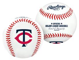 Logotipo da equipe Baseball Rawlings MLB Minnesota Twins branco