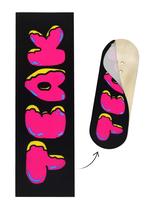 Logotipo do Fingerboard Deck Graphic Wrap Teak Tuning Donut