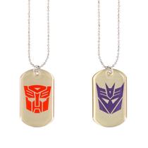Logotipo Dog Tags Transformers Autobot e Decepticon