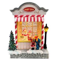 Loja Natalina Candy Shop com Led e Som Usb 18x24cm DRM2023 Loja Natalina Candy Shop com Led e Som Usb 18x24cm DRM2023