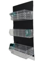 Lojinha para Uber 99 e táxi com três bandejas 2 grande e 1 pequena sem led