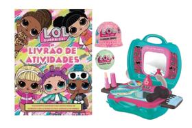 LOL KIT C/4: Livro de Atividades + Fashion Crush + Maleta + Charm firzz