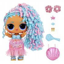 LOL Surpresa Big Baby Hair Hair Large 11 "Splash Queen Doll w / 14 surpresas, incluindo acessórios compartilháveis e cabelo e vestido rosa azul, brinquedo de férias Playset, grande presente para crianças meninas idades 4 5 6 +