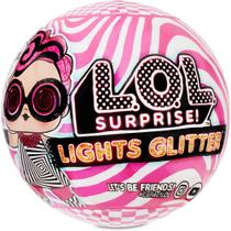 Lol Surprise Boneca Lights Glitter 8 Surpresas - Candide Lol Surprise Boneca Lights Glitter 8 Surpresas - Candide