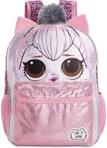 LOL Surprise Queen Kitty Mochila para Meninas - 16 Polegadas - LOL School Bag Elementary School