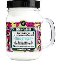 Lola Bemdita Ghee Manteiga Capilar Hidratação Cabelos Opacos e Ressecados Banana e Aloe Vera 350g