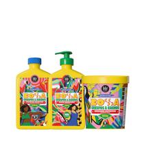 Lola Bossa Shampoo 500ml + Máscara 450ml + Creme Modelador 500ml