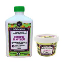 Lola Cosmetics Be(m)dita Ghee Abacaxi e Manteiga de Bacuri Kit Shampoo + Máscara