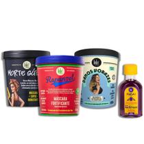 Lola Cronograma Masc Morte Súbita + Danos Vorazes + Rapunzel + Pinga! Óleo Açaí e Pracaxi 50ml