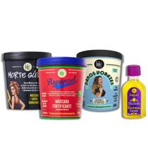 Lola Cronograma Masc Morte Súbita + Danos Vorazes + Rapunzel + Pinga! Óleo Pataúa e Moringa 50ml