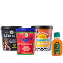 Lola Cronograma Masc Morte Súbita + Ela é Carioca + Rapunzel + Pinga! Óleo Cenoura e Oliva 50ml Lola Cronograma Masc Morte Súbita + Ela é Carioca + Rapunzel + Pinga! Óleo Cenoura e Oliva 50ml