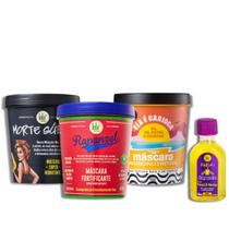 Lola Cronograma Masc Morte Súbita + Ela é Carioca + Rapunzel + Pinga! Óleo Pataúa e Moringa 50ml