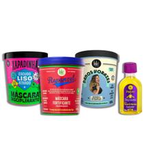 Lola Cronograma Masc Xapadinha + Danos Vorazes + Rapunzel + Pinga! Óleo Pataúa e Moringa 50ml