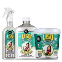 Lola Liso Leve e Solto Sh 250ml + Masc 230ml + Spray 200ml - Lola Cosméticos