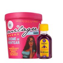 Lola Milagre Creme para Pentear 450ml + Pinga! Óleo Açaí e Pracaxi 50ml Lola Milagre Creme para Pentear 450ml + Pinga! Óleo Açaí e Pracaxi 50ml