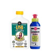 Lola O Exterminador de Frizz Balsámo 120ml + Liso Leve Solto Sh 250ml