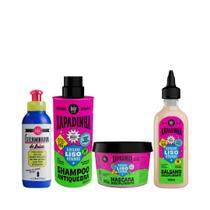 Lola O Exterminador de Frizz Balsámo 120ml + Xapadinha Sh 250ml + Mascara 100ml + Balsamo 200ml