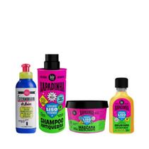 Lola O Exterminador de Frizz Balsámo 120ml + Xapadinha Sh 250ml + Mascara 100ml + Óleo 50ml