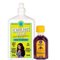 Lola Ondulados Creme Texturizador 500ml + Pinga! Óleo Açaí e Pracaxi 50ml