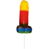 Lollipop Hott Products Sweet and Sour Jumbo Rainbow Gummy
