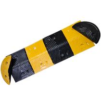 Lombada de Borracha Acabamento Lateral Quebra Molas Estacionamento Escola Shopping Condominio Garagem Pavimentaçao