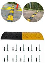 Lombada De Borracha (quebra-mola) 1 Metro Preto/amarelo