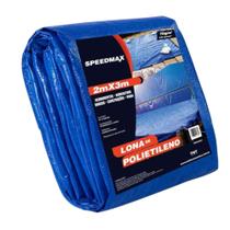 Lona 2x3 100 Micras Mt Azul Plastica Impermeavel Festa Telhado Multiuso TNT